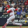 Nolan Arenado hits a double MLB Baseball